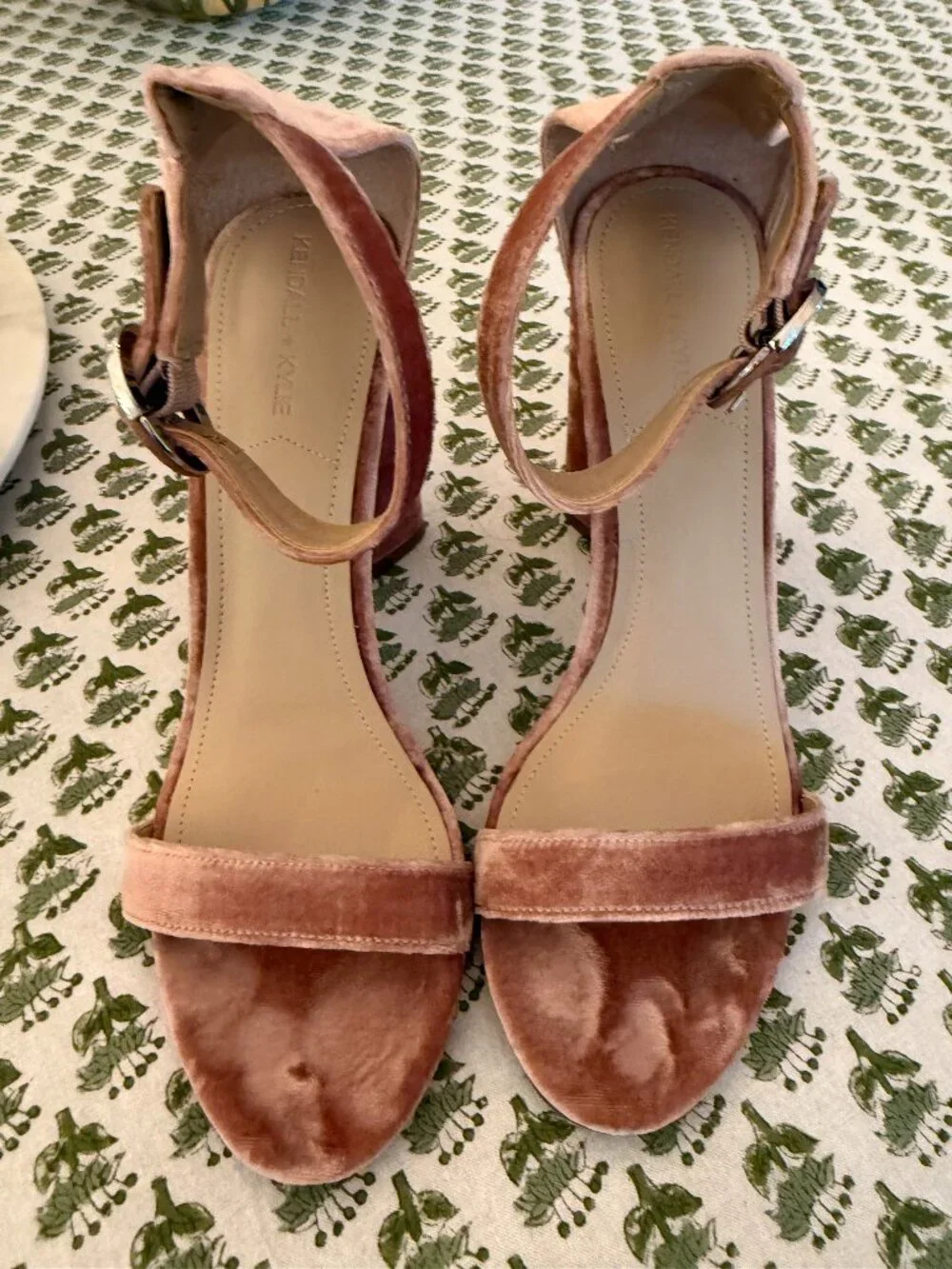 Kendall + Kylie Pink Velvet Heels | Womens Size 9
